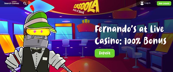 casoola casino live bonus